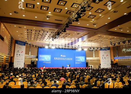 (190328) -- BOAO, 28 marzo 2019 -- la conferenza annuale del Forum di Boao per l'Asia (BFA) si apre a Boao, nella provincia di Hainan nel sud della Cina, 28 marzo 2019. ) CHINA-BOAO-BFA-ANNUAL CONFERENCE-OPENING (CN) SUIXXIANKAI PUBLICATIONXNOTXINXCHN Foto Stock