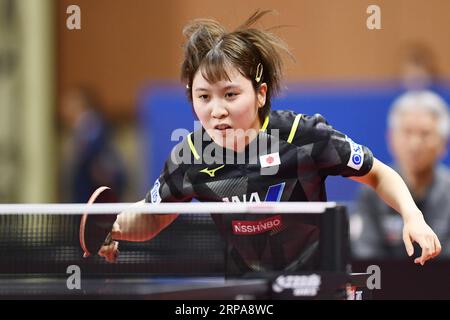 PyeongChang, Repubblica di Corea. 4 settembre 2023. Miu Hirano (JPN) Ping Tennis : 2023 Campionati asiatici di Pyeongchang, Repubblica di Corea. Crediti: Itaru Chiba/AFLO/Alamy Live News Foto Stock