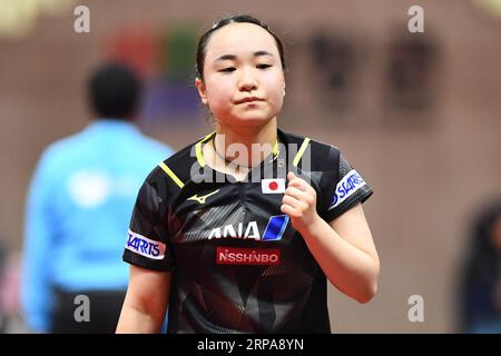PyeongChang, Repubblica di Corea. 4 settembre 2023. Mima Ito (JPN) Ping Tennis : 2023 Campionati asiatici di Pyeongchang, Repubblica di Corea. Crediti: Itaru Chiba/AFLO/Alamy Live News Foto Stock