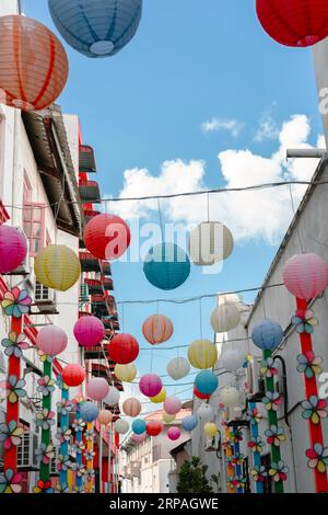 Penang, Malesia - 7 luglio 2023: Georgetown art Street alley Foto Stock