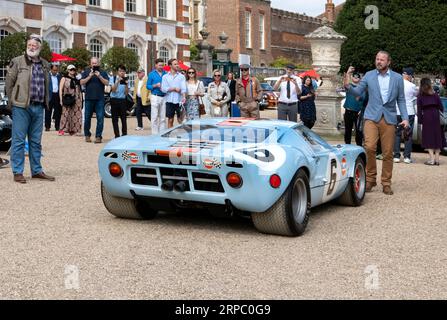 1968 ford GT40 al Concours of Elegance all'Hampton Court Palace Londra Regno Unito 2023 Foto Stock