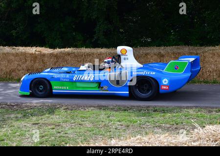 Emanuele Pirro, Matra Simca MS670C, le Mans 24 Hours Centenary, le Mans 100 Years, un tributo a una delle gare più iconiche del mondo, le Man Foto Stock