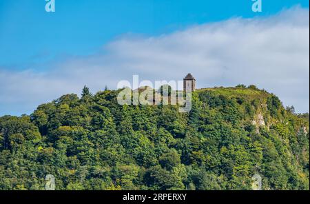 Dun na Cuaiche Watchtower on Hilltop, Inverary, Argyll, Scozia, Regno Unito Foto Stock