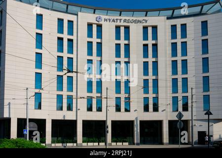 Sofia, Bulgaria. 20 agosto 2023. Hotel Hyatt Regency Sofia Foto Stock