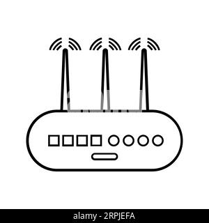 Icona vettore modificabile e ridimensionabile Wi-Fi Illustrazione Vettoriale