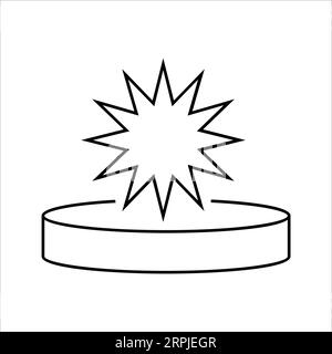 Icona vettore modificabile e ridimensionabile PROTEZIONE UVA Illustrazione Vettoriale