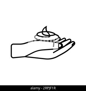 Icona vettore IDRATANTE modificabile e ridimensionabile Illustrazione Vettoriale