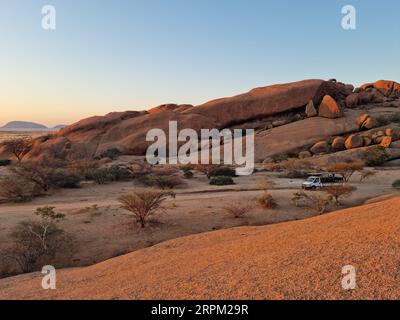 Lodge nel deserto del Namib Foto Stock