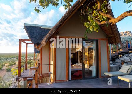 Lodge nel deserto del Namib Foto Stock