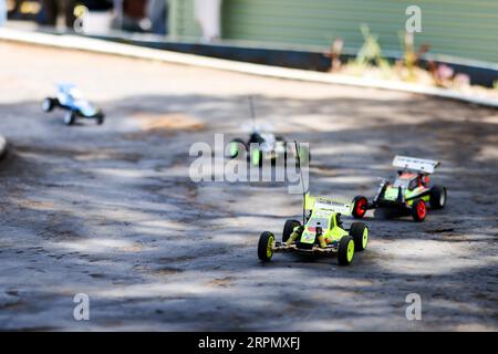 MELBOURNE, AUSTRALIA, OTTOBRE 30: L'inaugral Vintage Bash RC evento al Keilor Offroad Circuit (KEORCA) il 30 ottobre 2022 Foto Stock