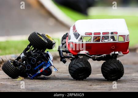 MELBOURNE, AUSTRALIA, OTTOBRE 30: L'inaugral Vintage Bash RC evento al Keilor Offroad Circuit (KEORCA) il 30 ottobre 2022 Foto Stock