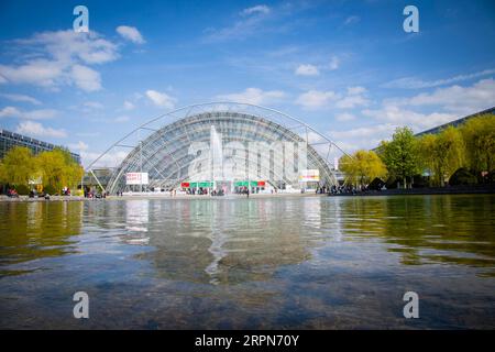 La Leipzig Book Fair è una fiera internazionale del libro che si svolge ogni anno in primavera presso il Leipzig Exhibition Centre. E' la riunione di primavera Foto Stock