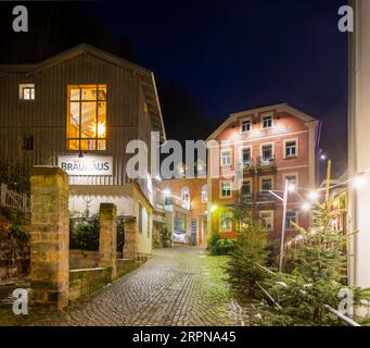 Schmilka Organic and National Park Refuge Foto Stock