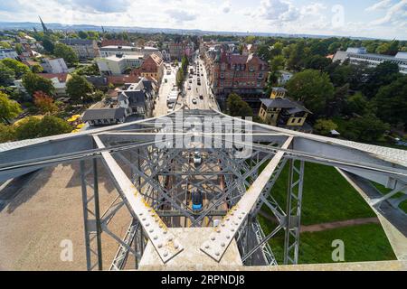 Elbe Bridge Blue Wonder Foto Stock