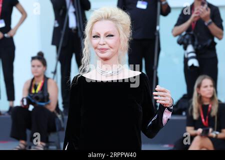 Patty Pravo partecipa ad un Red carpet per il film "Priscilla" alla 80° Mostra Internazionale d'Arte cinematografica di Venezia il 4 settembre 2023 a Venezia. ©Pho Foto Stock