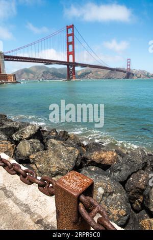 Golden Gate Bridge, San Francisco, Califiornia Foto Stock