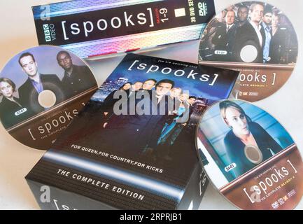 "Spooks" è stata una serie televisiva di spionaggio, mistero, drammatica trasmessa dalla BBC dal 2002 al 2011, Regno Unito Foto Stock