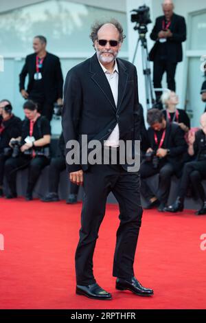 Venezia, Italia. 5 settembre 2023. Luca Guadagnino partecipa all'Enea Premiere nell'ambito della 80 Mostra di Venezia, il 5 settembre 2023. Foto di Aurore Marechal/ABACAPRESS.COM credito: Abaca Press/Alamy Live News Foto Stock