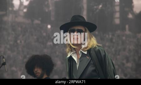 Fotografie di Roisin Murphy che si esibisce al Connect Festival 2023 al Royal Highland Centre di Edimburgo il 26 agosto 2023. Foto Stock