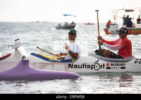 HEIVA vaa'A Parc Aorai Tini Hau 2023 Foto Stock