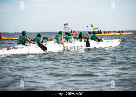 HEIVA vaa'A Parc Aorai Tini Hau 2023 Foto Stock