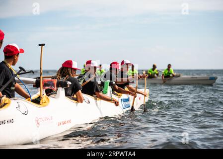 HEIVA vaa'A Parc Aorai Tini Hau 2023 Foto Stock