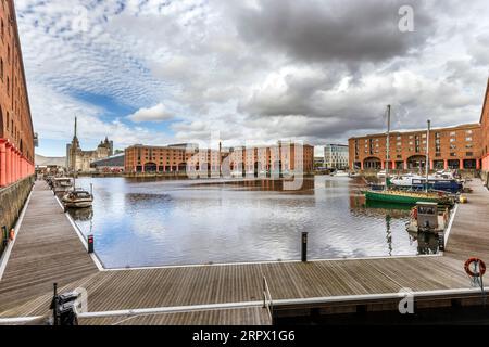 Royal Albert Dock, Liverpool, Inghilterra Foto Stock