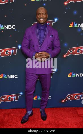 Pasadena, USA. 5 settembre 2023. Terry Crews dietro le quinte al "America's Got Talent" Season 18 Live Show Red Carpet il 5 settembre 2023, all'Hotel Dena di Pasadena, California. © Lisa OConnor/AFF-USA.com credito: AFF/Alamy Live News Foto Stock