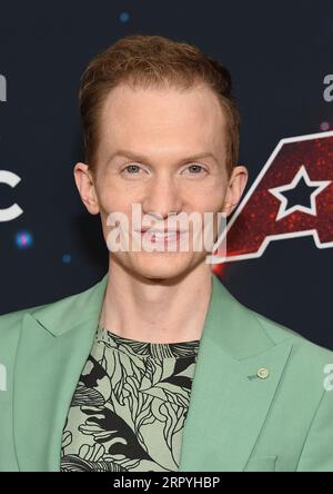 Pasadena, USA. 5 settembre 2023. Trigg Watson dietro le quinte di "America's Got Talent" Season 18 Live Show Red Carpet il 5 settembre 2023, all'Hotel Dena di Pasadena, California. © Lisa OConnor/AFF-USA.com credito: AFF/Alamy Live News Foto Stock