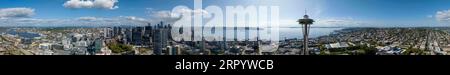Seattle, Washington, USA. 5 settembre 2023. Vista aerea di Seattle, Washington. È una città portuale sulla costa occidentale degli Stati Uniti. È la città più popolosa sia nello stato di Washington che nella regione nord-occidentale del Pacifico del Nord America. (Immagine di credito: © Walter G Arce Sr Grindstone medi/ASP) SOLO USO EDITORIALE! Non per USO commerciale! Foto Stock