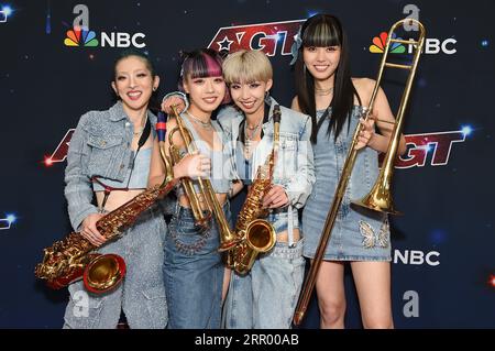 Pasadena, USA. 5 settembre 2023. MOS dietro le quinte di "America's Got Talent" Season 18 Live Show Red Carpet il 5 settembre 2023 all'Hotel Dena di Pasadena, CALIFORNIA. © Lisa OConnor/AFF-USA.com credito: AFF/Alamy Live News Foto Stock