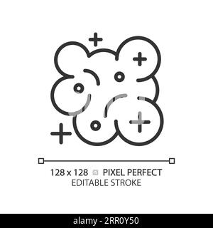 Icona lineare Perfect pixel Nebula Illustrazione Vettoriale