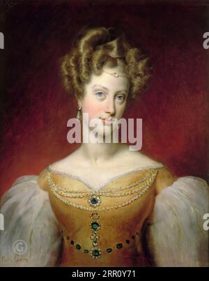 Paulin Guérin -- Marie-Caroline, Princess de Bourbon-Sicile, Duchess de Berry 1816, 69х54 Foto Stock