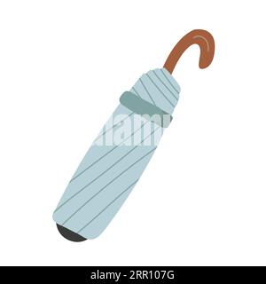 ombrello ripiegato Illustrazione Vettoriale