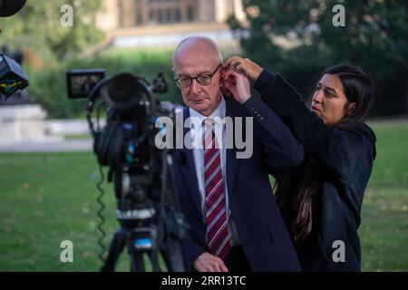 Londra, Inghilterra, Regno Unito. 6 settembre 2023. Il Cancelliere ombra del Ducato di Lancaster PAT MCFADDEN è visto a Westminster mentre appare in programmi televisivi. (Immagine di credito: © Tayfun salci/ZUMA Press Wire) SOLO USO EDITORIALE! Non per USO commerciale! Foto Stock