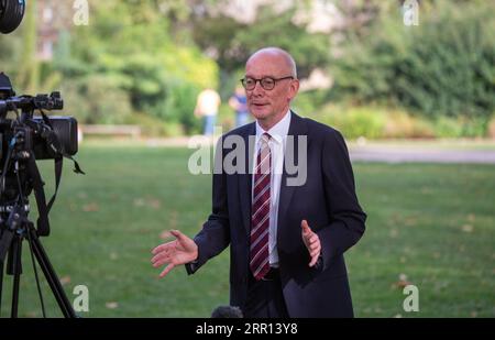 Londra, Inghilterra, Regno Unito. 6 settembre 2023. Il Cancelliere ombra del Ducato di Lancaster PAT MCFADDEN è visto a Westminster mentre appare in programmi televisivi. (Immagine di credito: © Tayfun salci/ZUMA Press Wire) SOLO USO EDITORIALE! Non per USO commerciale! Foto Stock