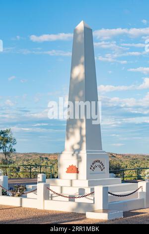 Parte dell'ANZAC Memorial sulla collina ANZAC ad Alice Springs (Mparntwe), territorio del Nord, Australia Foto Stock