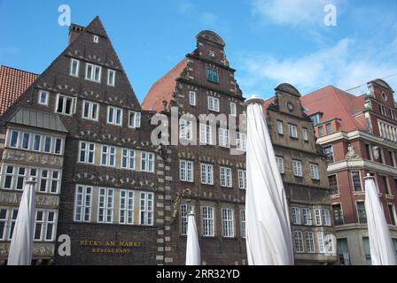 Ristorante Beck's am Markt nell'edificio storico. Foto Stock