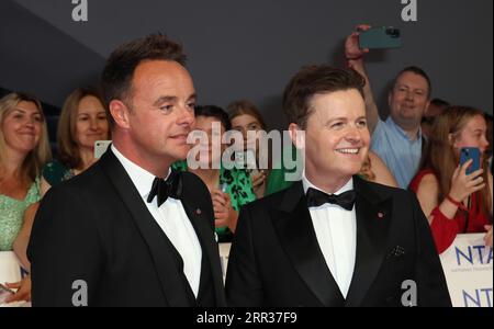 ANT & Dec - Ant McPartlin e Declan Donnelly, National Television Awards, Londons O2, Londra, Regno Unito, 05 settembre 2023, foto di Richard Goldschmidt Foto Stock