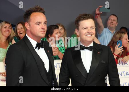 ANT & Dec - Ant McPartlin e Declan Donnelly, National Television Awards, Londons O2, Londra, Regno Unito, 05 settembre 2023, foto di Richard Goldschmidt Foto Stock