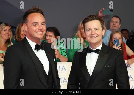 ANT & Dec - Ant McPartlin e Declan Donnelly, National Television Awards, Londons O2, Londra, Regno Unito, 05 settembre 2023, foto di Richard Goldschmidt Foto Stock