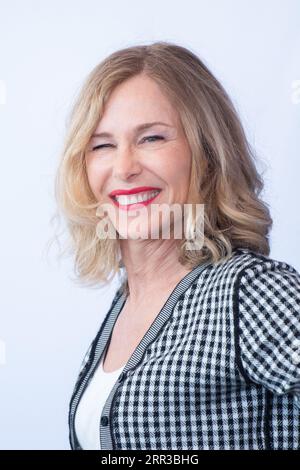 Venezia, Italia. 6 settembre 2023. Pascale Arbillot partecipa al Vivants Photocall nell'ambito della 80 Mostra di Venezia, il 6 settembre 2023. Foto di Aurore Marechal/ABACAPRESS.COM credito: Abaca Press/Alamy Live News Foto Stock