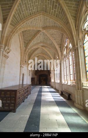 Chiostro della cattedrale di Burgos. Claustro de la catedral de Burgos Foto Stock