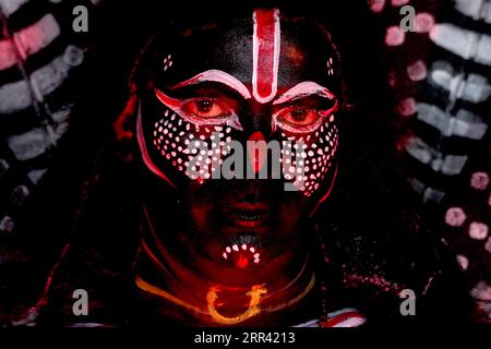 India. 6 settembre 2023. A Girl prende parte al festival Janmashtami Celebrations ad Ajmer, Rajasthan, India, il 6 settembre 2023. Foto di ABACAPRESS.COM Credit: Abaca Press/Alamy Live News Foto Stock