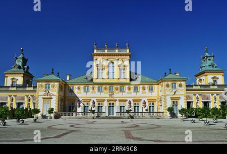 Palazzo Wilanow a Varsavia, Polonia Foto Stock