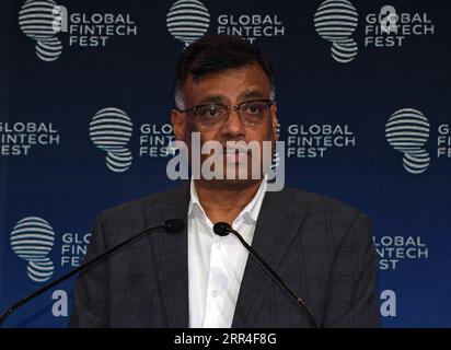 Mumbai, Maharashtra, India. 5 settembre 2023. Il vice governatore T Rabi Sankar parla durante il Global Fintech Fest a Mumbai. Il Global Fintech Fest si terrà dal 5 al 7 settembre 2023 a Mumbai. (Immagine di credito: © Ashish Vaishnav/SOPA Images via ZUMA Press Wire) SOLO USO EDITORIALE! Non per USO commerciale! Foto Stock