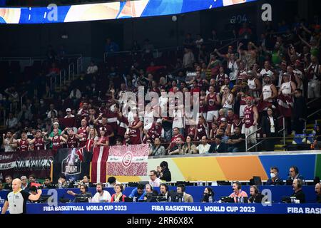 Asia Arena, Manila, Filippine. 6 settembre 2023. Vista generale, 6 SETTEMBRE 2023 - pallacanestro - Coppa del mondo FIBA 2023 - incontro dei quarti di finale tra Germania 81-79 Lettonia al Mall of Asia Arena, Manila, Filippine. Credito: SportsPressJP/AFLO/Alamy Live News Foto Stock