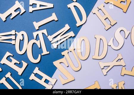 Lettere alfabeto inglese Foto Stock