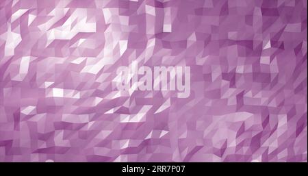 Astratto viola argento basso polytriangular sfondo mesh. Foto Stock