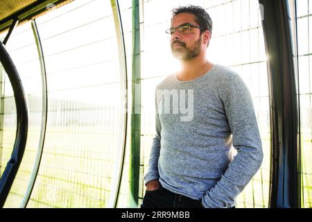L'allenatore di calcio David Wagner fotografò a Huddersfield nel 2016 Foto Stock